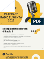 Profile & Ratecard Radio Elshinta 2023