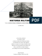 Historia Militar Ii.: Tema