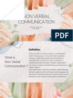 Non Verbal Communication: Business Comm