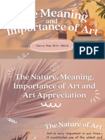 GE301 - 1 - The Nature and Importance of Art