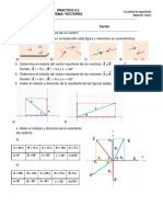 Vectores: Elementos, Módulos y Resultantes