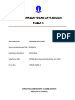 Buku Jawaban Tugas Mata Kuliah Tugas 3: Nama Mahasiswa: Muhamad Riza Pahlepi