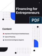 Lesson 4 - Financing For Entrepreneurs