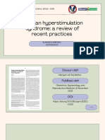 Ovarian Hyperstimulation Syndrome: A Review of Recent Practices