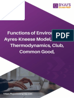 10 Functions of Environment Ayres Kneese Model Laws of Thermodyanmics Club Common Good Copy 461663002898699