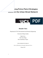 Developing Police Patrol Strategies Based On The Urban Street Network