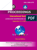 Proceedings LAMAS 5 2015 Edisi Revisi. Raheni Suhita, Djoko Sulaksono, Kenfitria Diah W