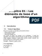 Chapitre 01 - Les Elements de Base Dun Algorithme - 2
