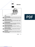 BVM - 240 McCulloch Petrol Blower Vac