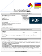0 Material Safety Data Sheet: Actidione (Cycloheximide) MSDS