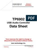 TP6902 Data Sheet: USB Audio Controller