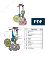 Crank and cam shaft positions for valve assembly