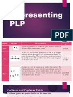 Representing geometric concepts with points, lines and planes