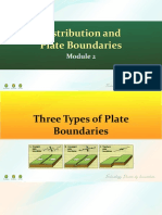 (M2 POWERPOINT) Distribution and Plate Boundaries