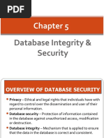 Database Integrity & Security