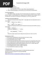 Practical Outcomes (Pros) :: Practical No 05: Strings in PHP