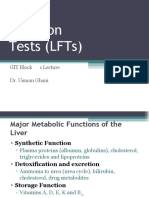 Liver Function Tests (LFTS) : Git Block Dr. Usman Ghani