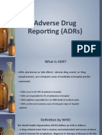 Adverse Drug Reporting (Adrs)