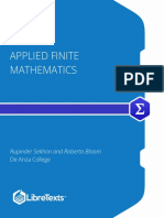 Applied Finite Mathematics: Rupinder Sekhon and Roberta Bloom