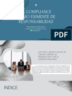 Compliance Como Eximente de Responsabilidad