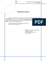 Certificate of Instrument Validation - BLG