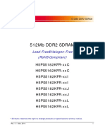 512Mb DDR2 SDRAM - H5PS518 (6) 2KFR