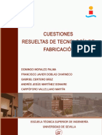 Cuestiones Resueltas de Tecnología de Fabricación, 2 Ed