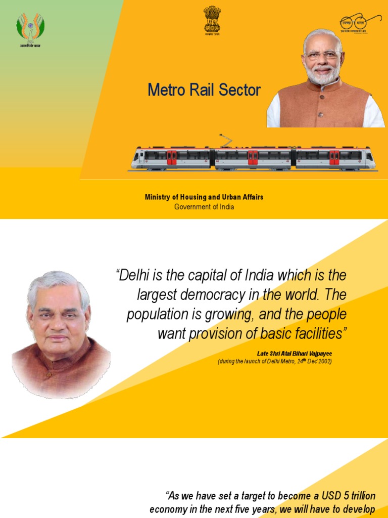 Revolutionizing urban mobility growth of metro rail network in india