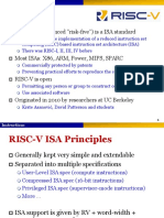Risc-V: RISC-V (Pronounced "Risk-Five") Is A ISA Standard