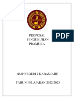 Proposal Pengukuhan Pramuka