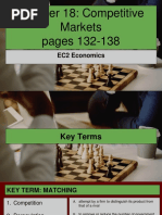 Chapter 18: Competitive Markets Pages 132-138: EC2 Economics