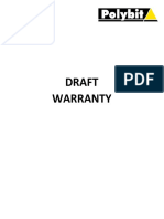 Draft Warranty