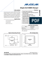 Single-Cell Nimh Charger: General Description Features
