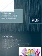 Psihologia Românului Astăzi: Puncte Tari Și Puncte Slabe