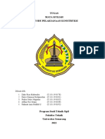 Tugas Mata Kuliah Metode Pelaksanaan Konstruksi