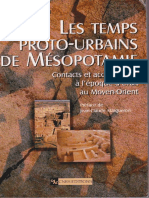(BUTTERLIN2003) Les Temps Proto-Urbains de Mésopotamie, Contact Et Acculturation À L'époque Dite D'uruk en Mésopotamie, Pascal BUTTERLIN, 2003