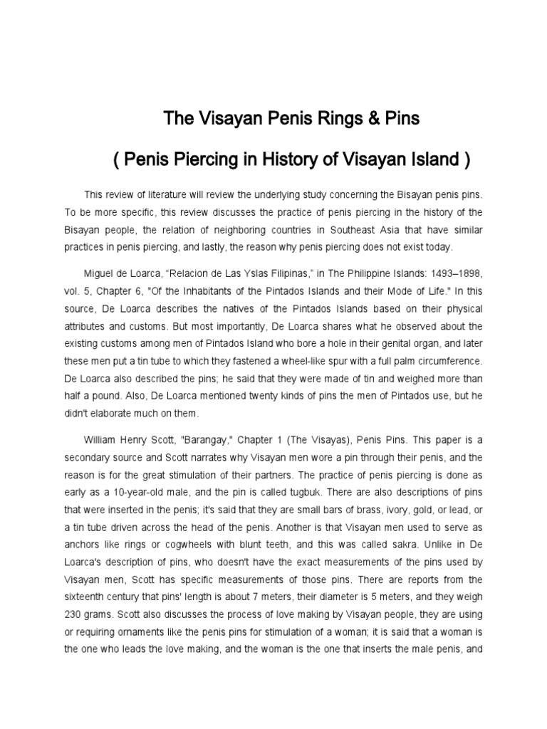 Penis Rings &amp; Pins | PDF | Borneo | Tantra