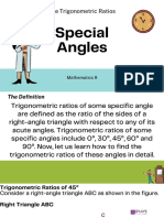 Special Angles