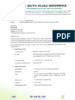 Surat Pemberitahuan Audit ISPO PT. Padasa Enam Utama - Riau