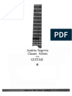A. Segovia - Classic Album For Guitar - 6