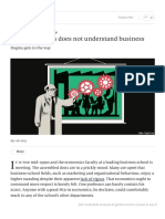 Why Economics Does Not Understand Business - The Economist