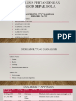 ANALISIS MANCHESTER CITY VS ARSENAL