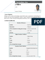 Abeer Hasan Olive: Curriculum Vitae