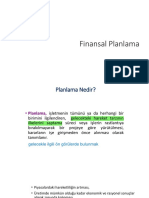 Finansal Planlama