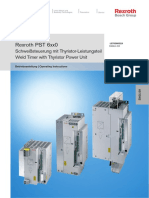 Rexroth PST 6xx0: Schweißsteuerung Mit Thyristor-Leistungsteil Weld Timer With Thyristor Power Unit