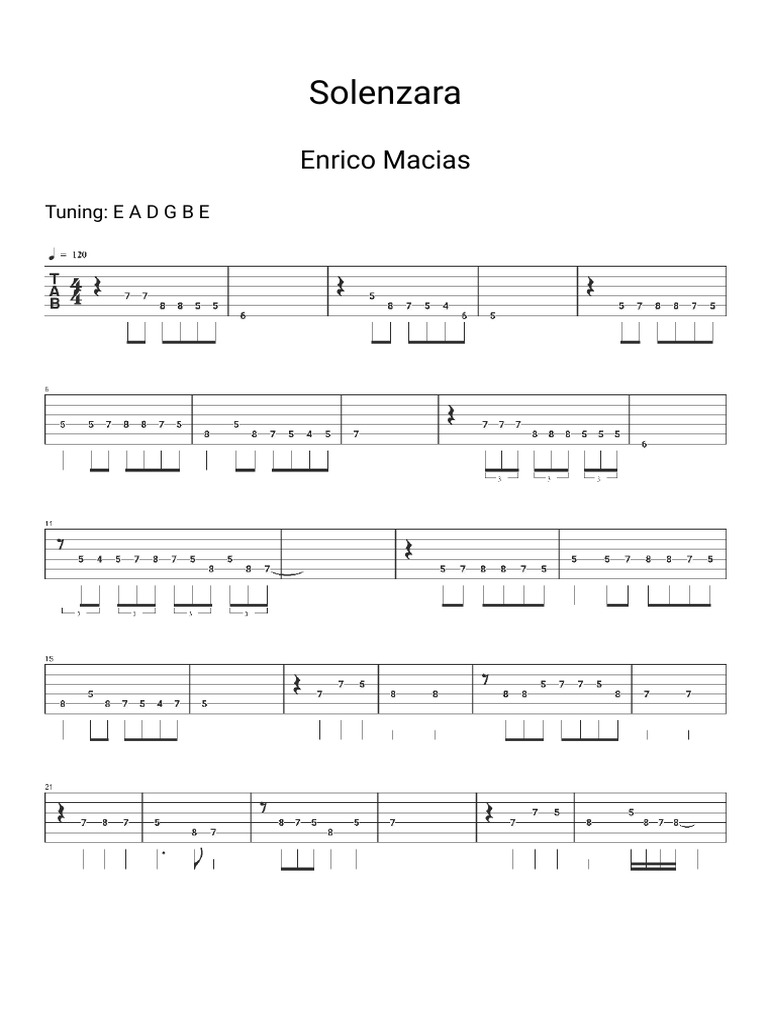 Solenzara Enrico Macias PDF