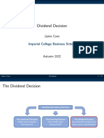 Dividend Decision: Imperial College Business School