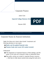 Corporate Finance: Imperial College Business School