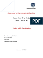 Amino Acids (Drug Design Assignment)