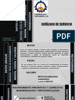 Catálogo de Servicio JJ MONTILLA & ASOCIADOS C.A.